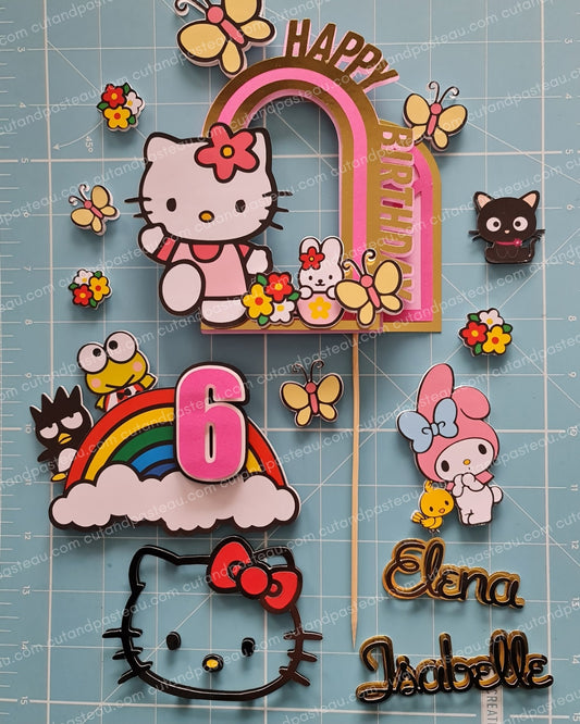 Hello Kitty Cake Topper Bundle