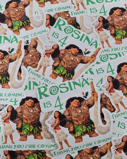 MOA Party Bag Labels / Tags
