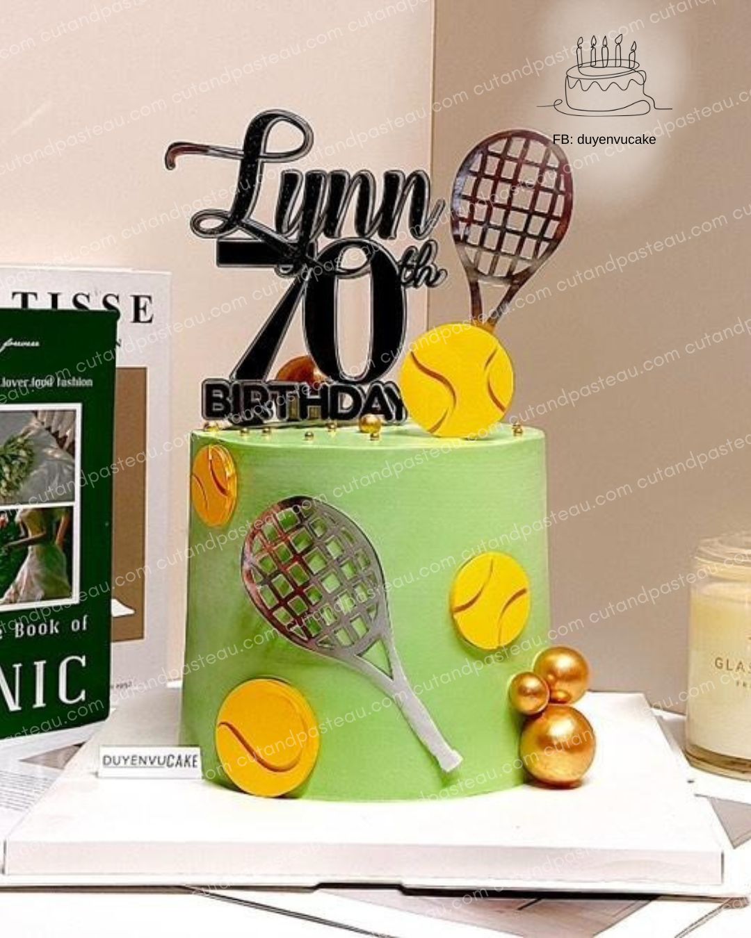 Tennis Cake Topper Bundle