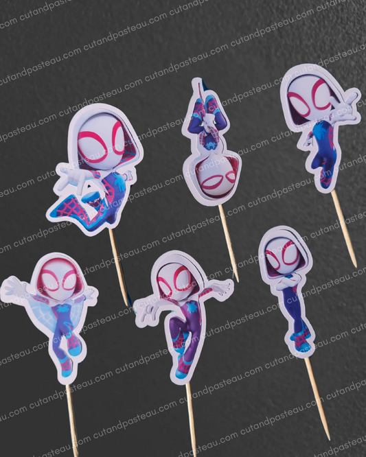 GWE Cupcake Topper Set / Set of 6