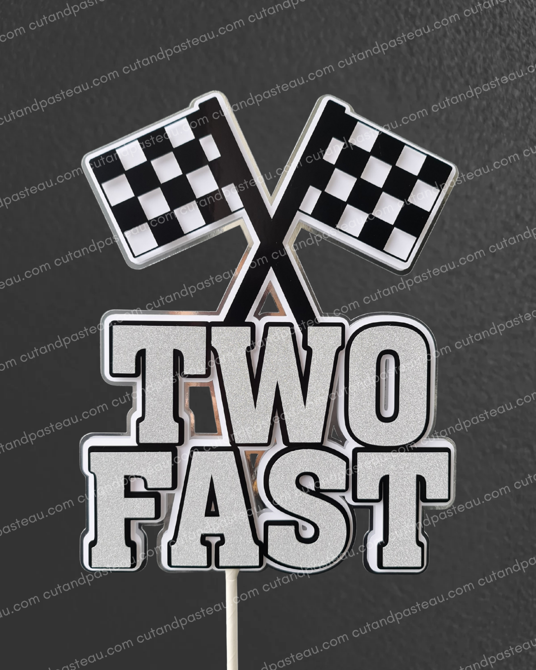 2 Fast Cake Topper