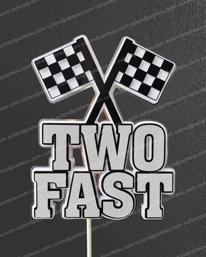 2 Fast Cake Topper