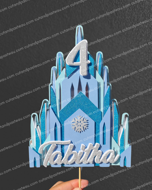 Frozen Castle Cake Topper