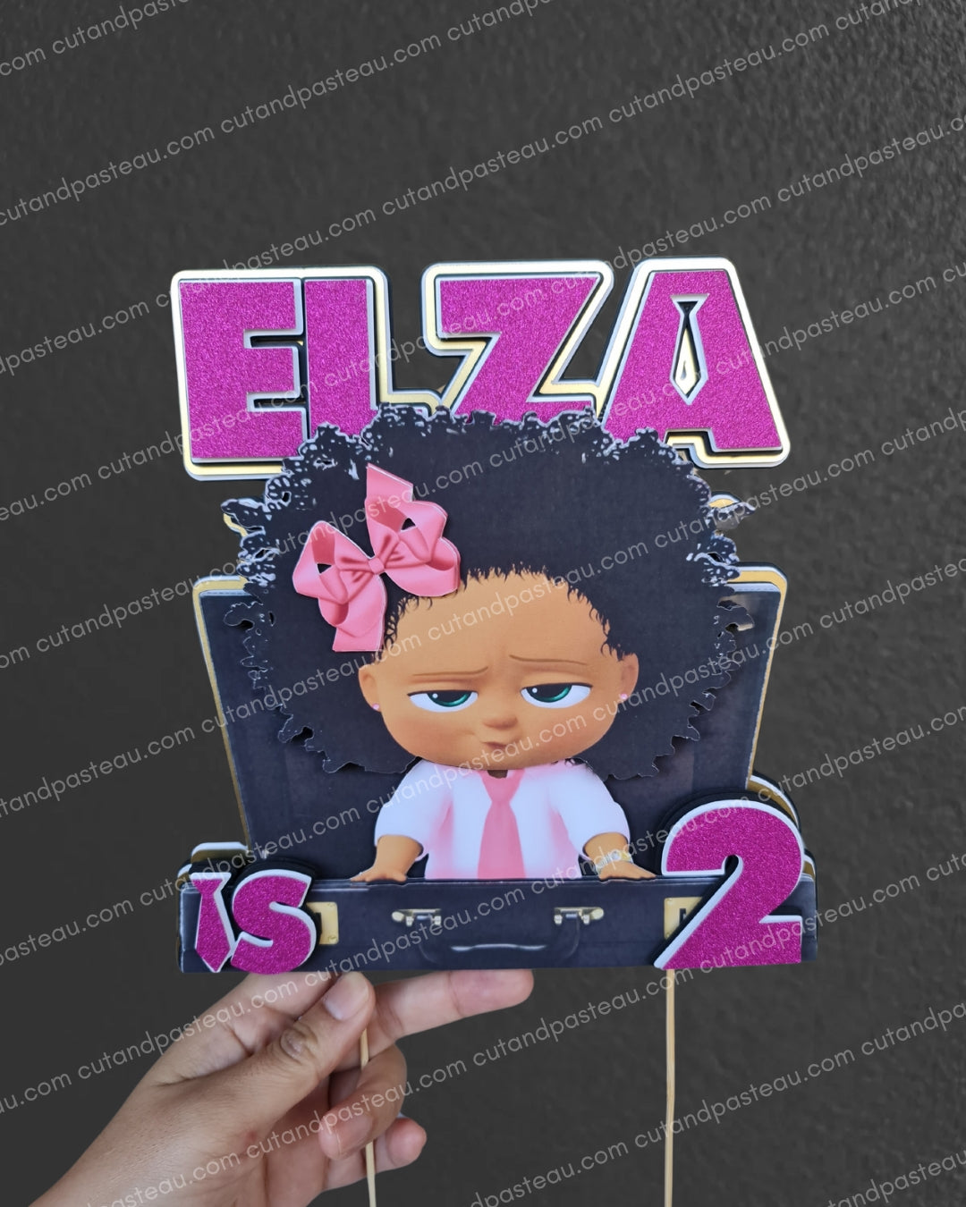 Boss Baby Girl Cake Topper