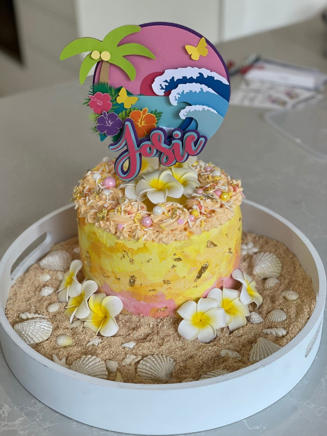 Hawaii Luau Cake Topper
