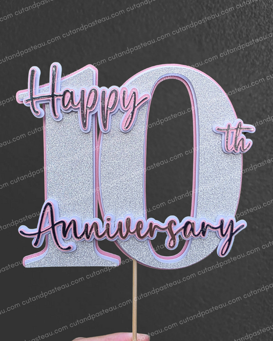 Anniversary Cake Topper