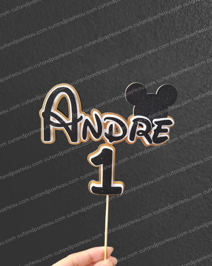 Disney Mickey Mouse Ears Cake Topper