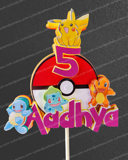 POK Cake Topper