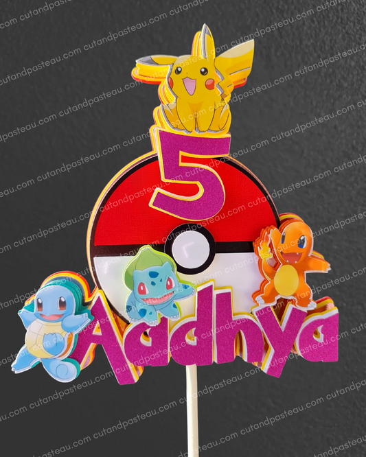 POK Cake Topper
