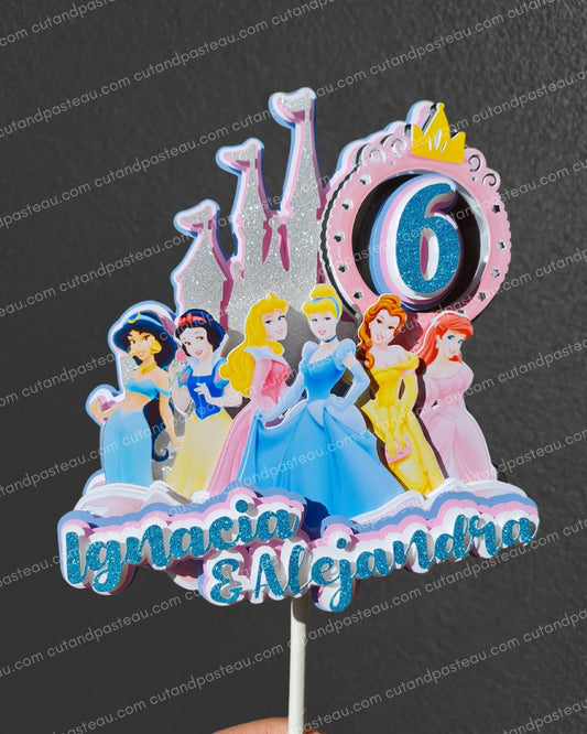 Princess Castle Cake Topper