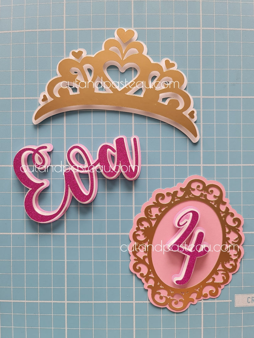 Princess Cake Topper Bundle