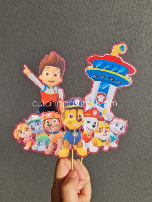 Paw Patrol Cake Topper Bundle