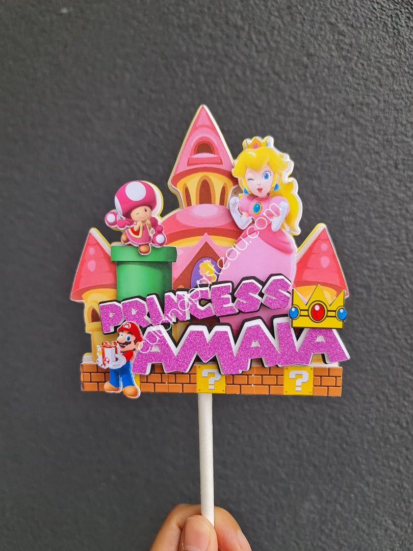 Princess Peach Cake Topper