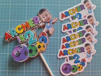 Baby Soccer Party Bag Labels / Tags